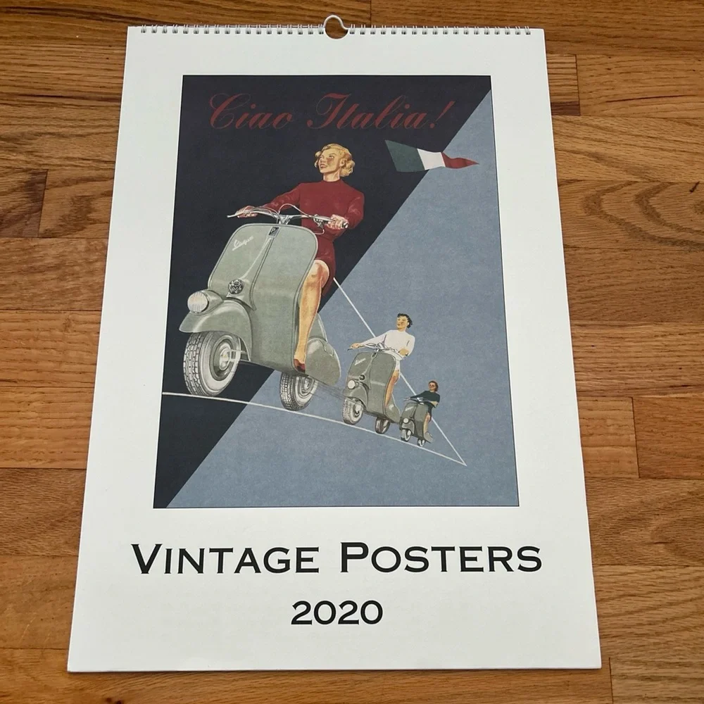 NEW Edizioni D'Arte Firenze Vintage Posters 2020 Ciao Italia Calendar Artwork